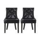 Cheney Contemporary Dining Chair Tufted Upholstery (Set of 2)