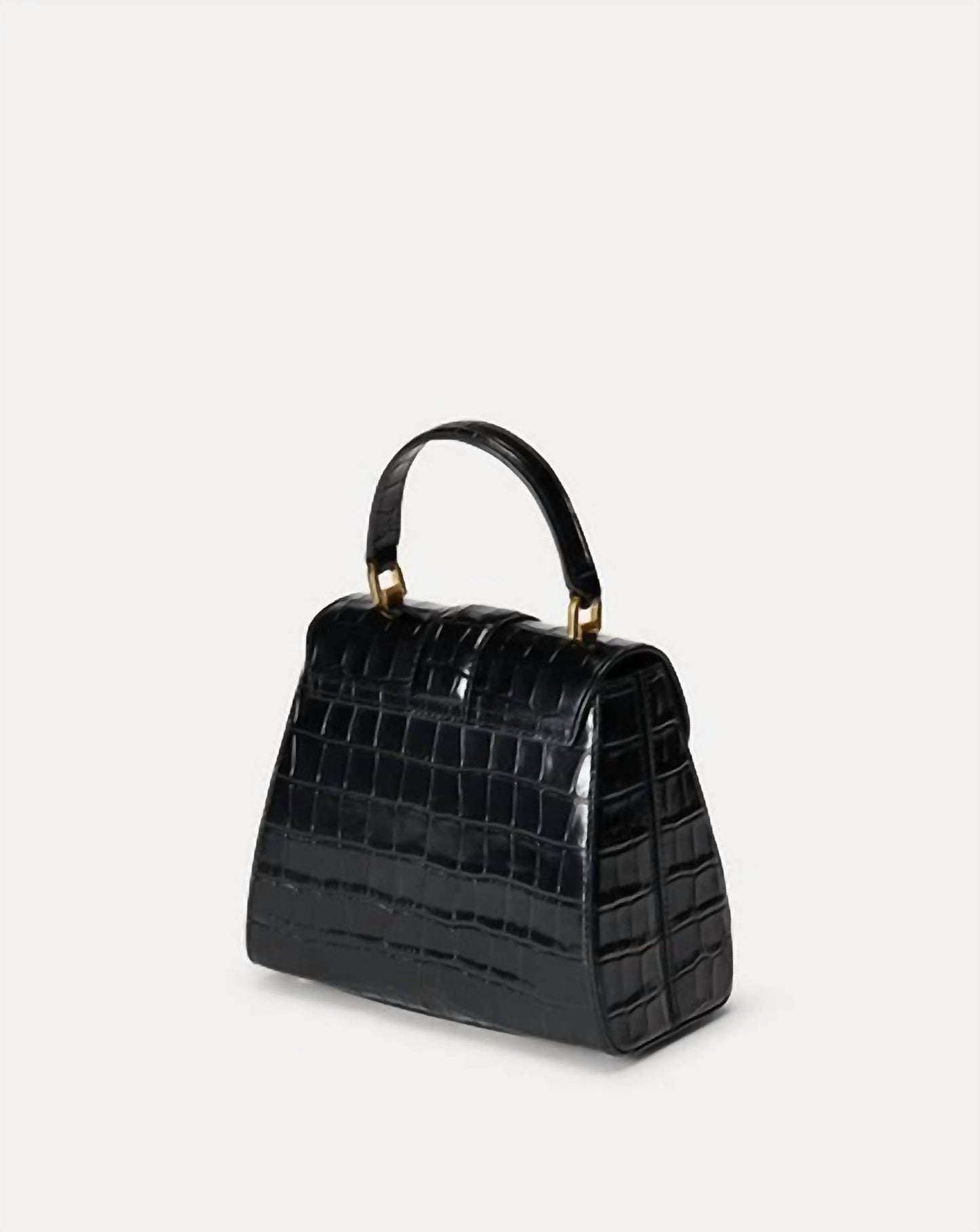 Veronica Beard - Women's Croc-embossed Crest Lock Bag