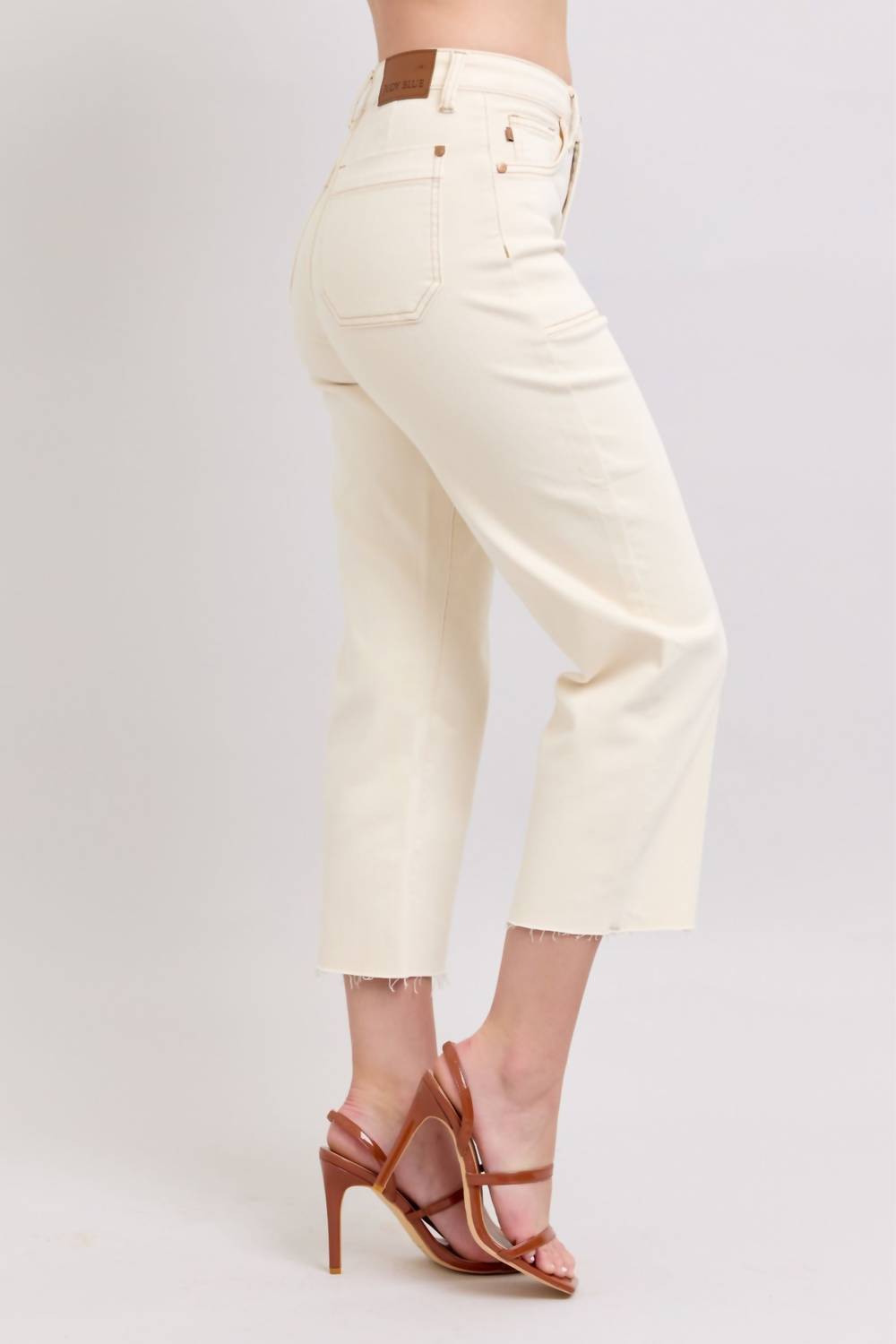 Judy Blue - High Waist Crop Wide Jeans