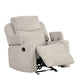 Galya Motion Glider Recliner - Light Gray