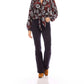 Fifteen Twenty - Scarlet Tie-front V-neck Top