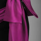 Theia - Women's Ruched Organza Sash Short Crepe Dress