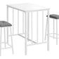 3 Piece Dining Set, Counter Height, Rectangular, Small, Contemporary & Modern
