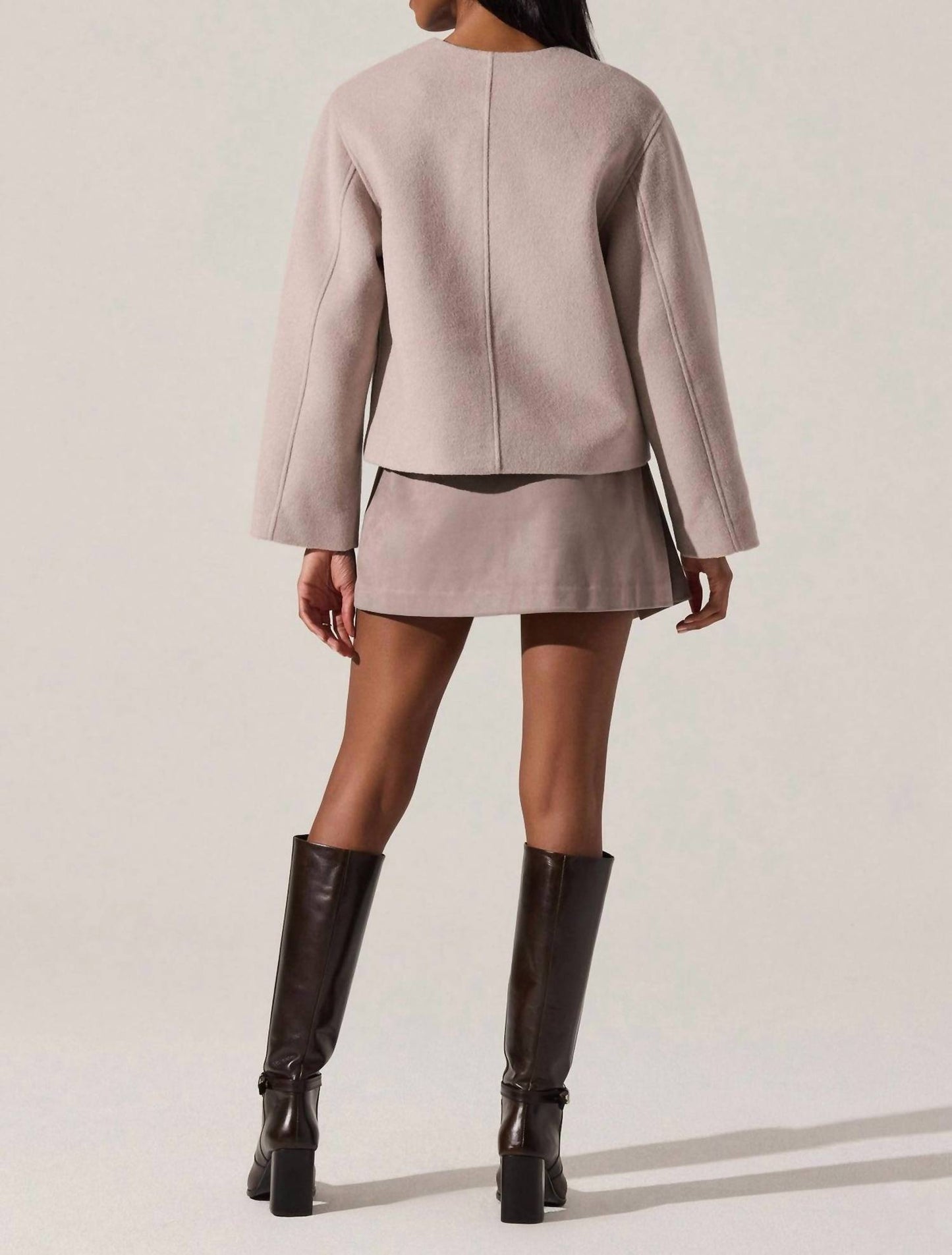 Astr - Jennah Wool-blend Wrap Jacket