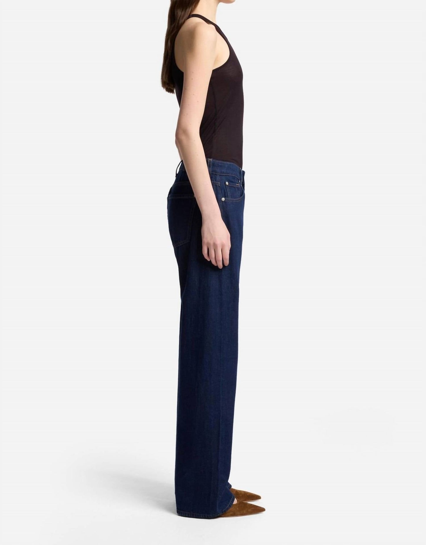 7 For All Mankind - Low Straight Leg Jeans