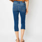 Judy Blue - Slim Fit Capri With Side Slit Jeans