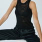 Autumn Cashmere - Mixed Stitch Tank Top