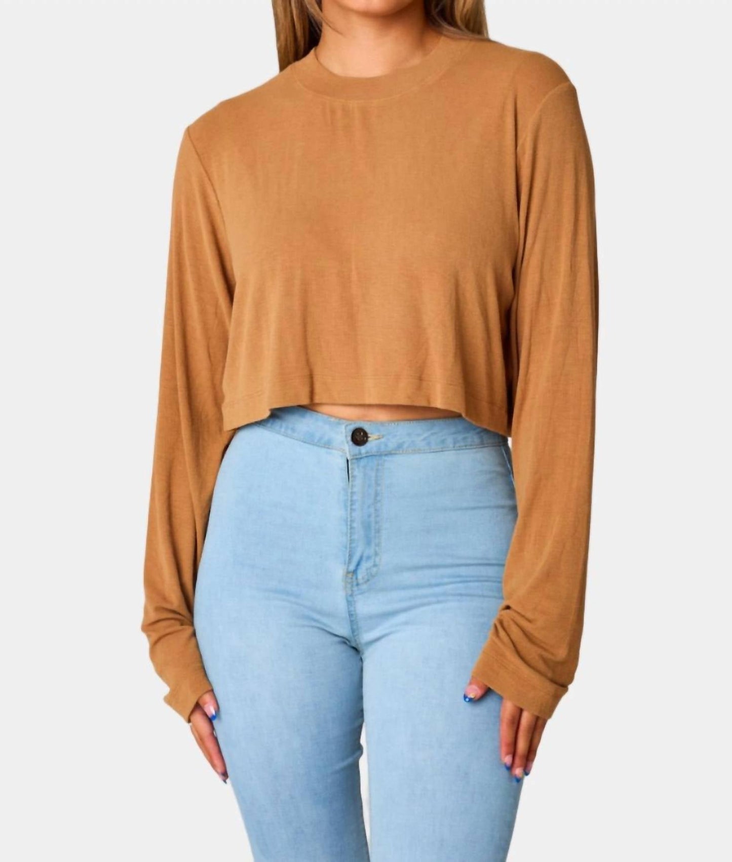 Buddylove - Frannie Long Sleeve Crop Top