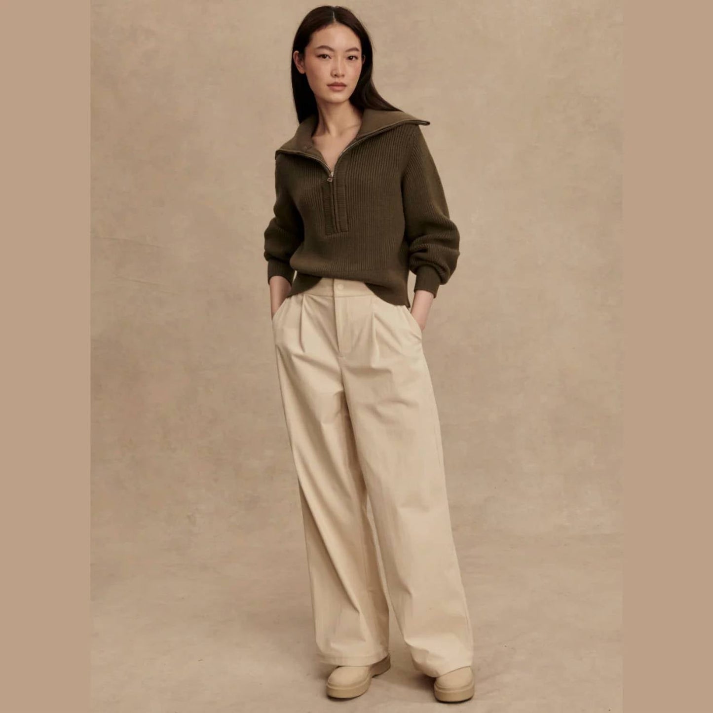 Varley - Maura Half Zip Sweatshirt