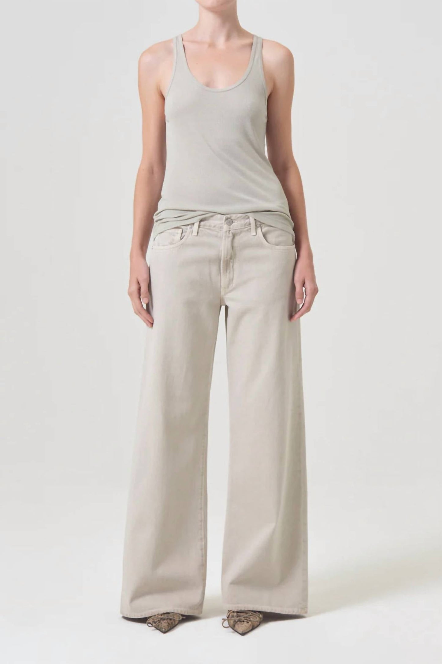 Agolde - Clara Low Rise Flare Jeans