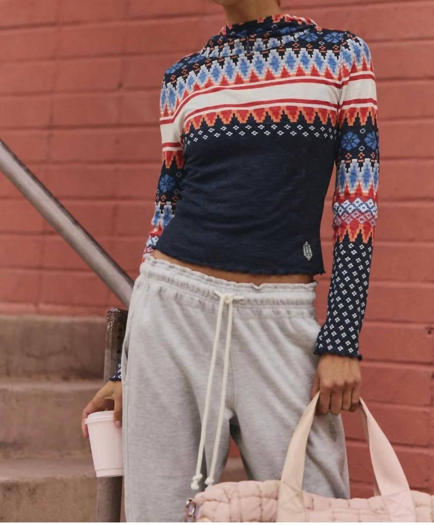 Free People - Breathe Easy Printed Layer Top