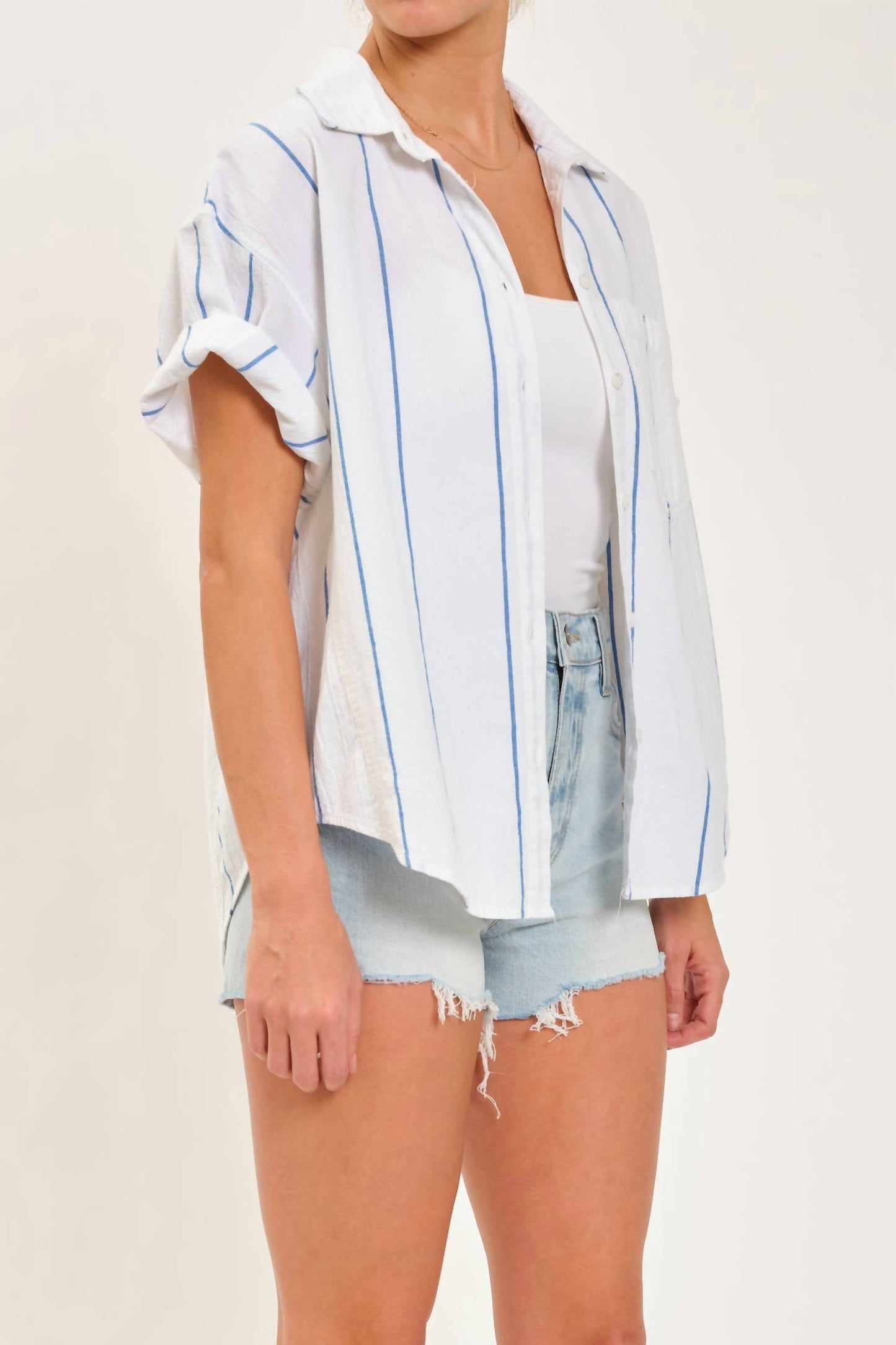 Daze - Breezy Button Down Top