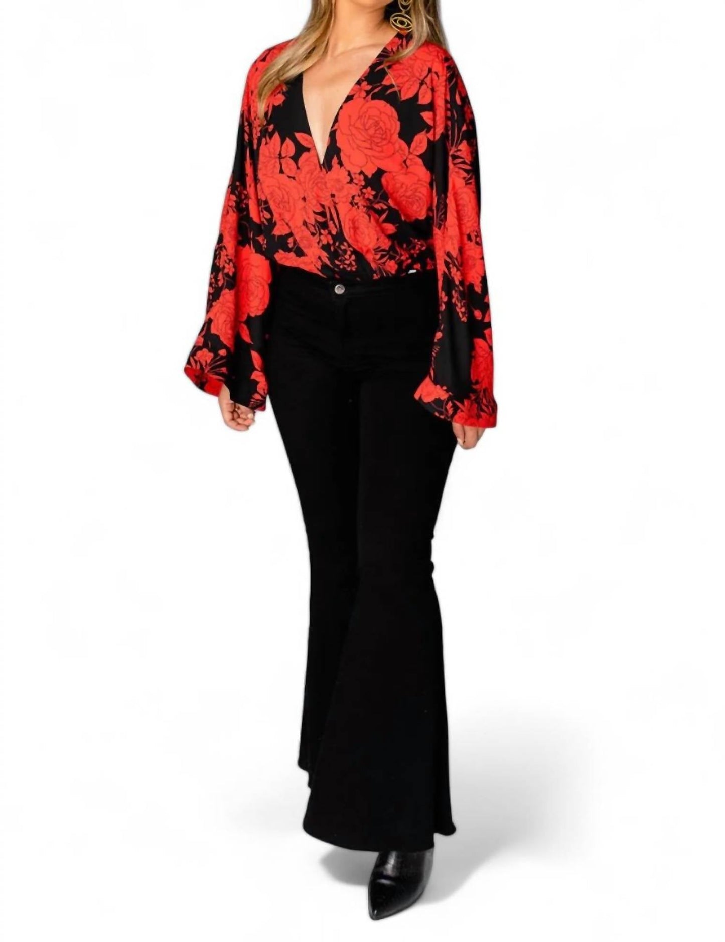 Buddylove - ARIANA KIMONO SLEEVE BODYSUIT