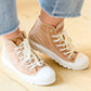 Corkys Footwear - Run Me Down Velvet High Tops