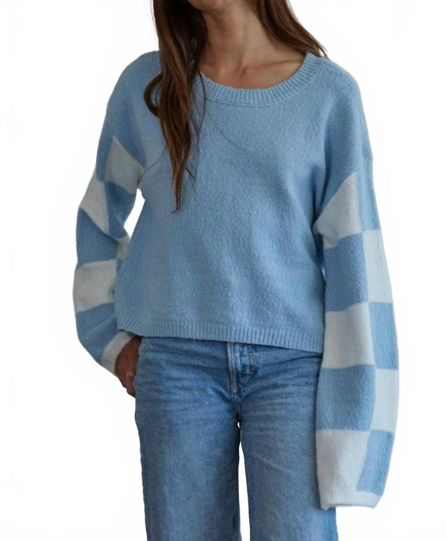 By Together - Women's Checkmate Pullover Sweater