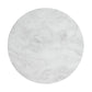 Outdoor Ponti Travertine Side Table, White