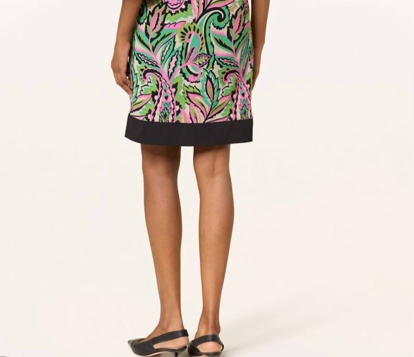Joseph Ribkoff - Poplin Paisley Print Midi Dress