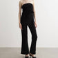 Ganni - Viscose Stretch Crepe Flared Pants