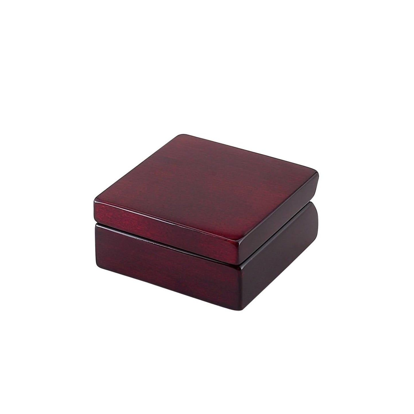 Creative Gifts International - Square Wood Box With Clock
