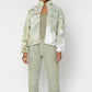 John Elliott - Patchwork Tie Dye Polar Fleece Zip Jacket