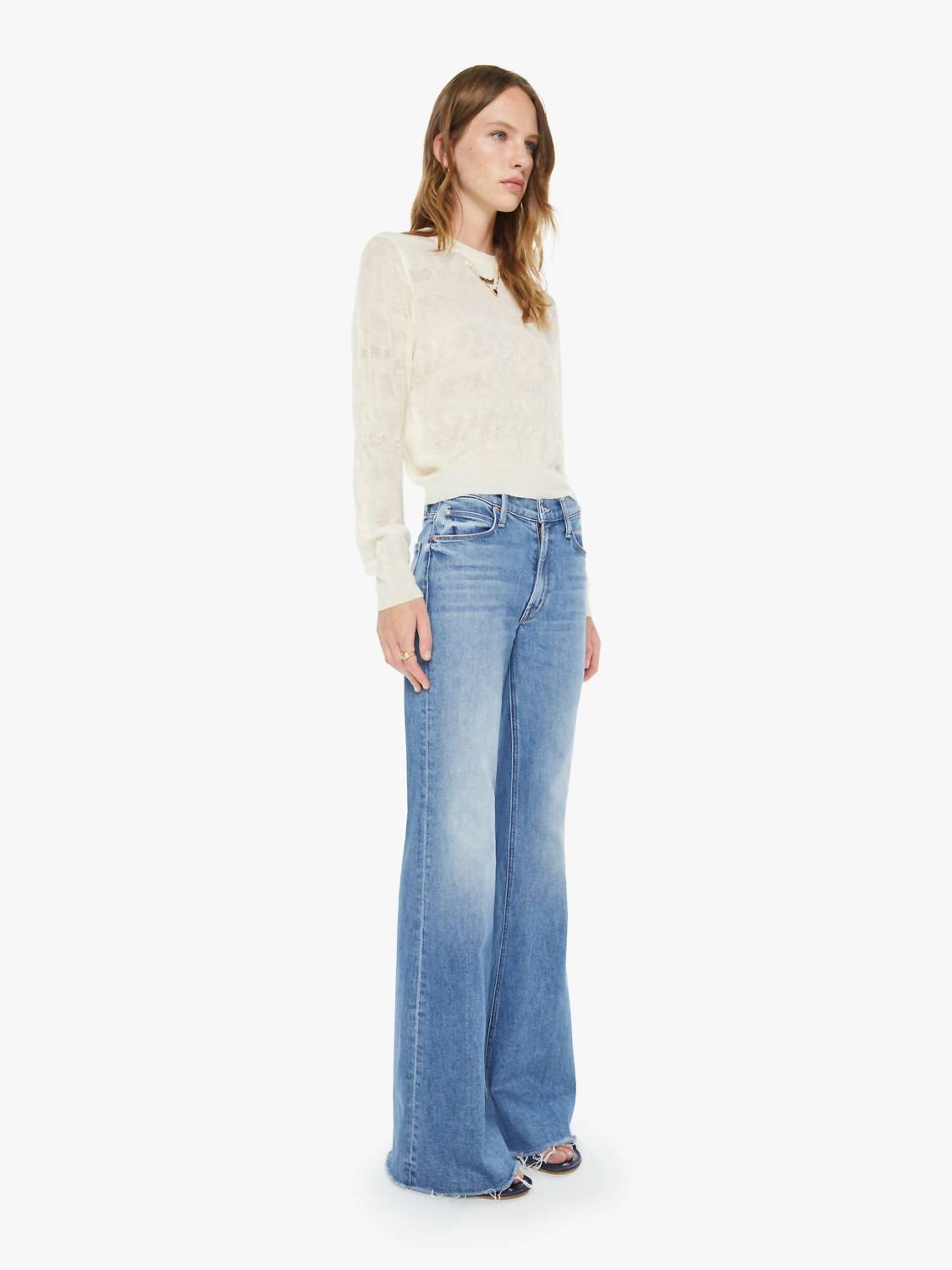 Mother - Doozy Fray High Rise Flare Jeans