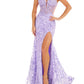 Ellie Wilde - Embroidered Tulle Lace Mermaid Prom Dress