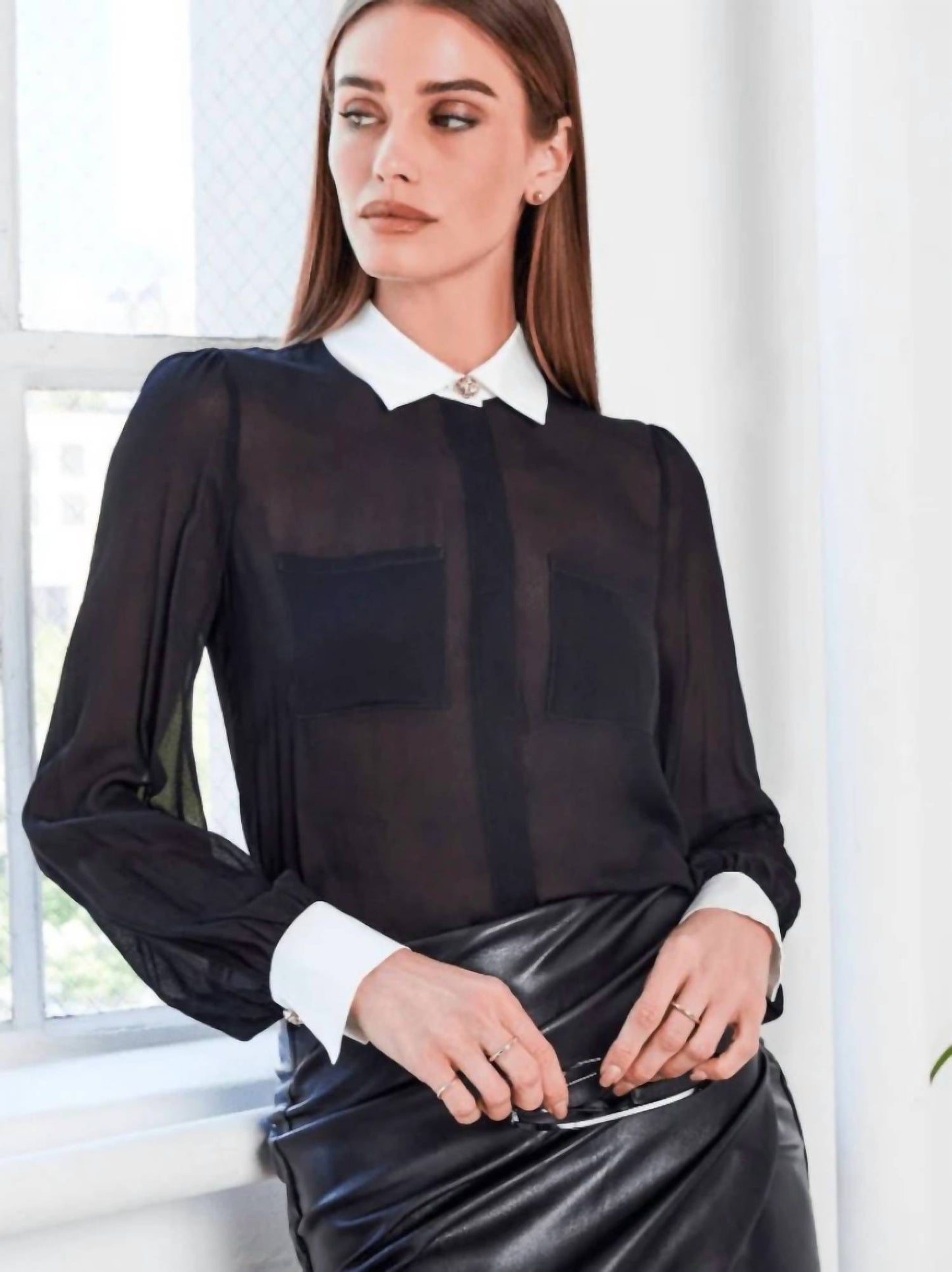Generation Love - Denise georgette combo blouse