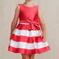 Abel & Lula - Girls' Stripe Ribbon Dress