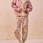 Bibi - Floral Printed Twill Pants