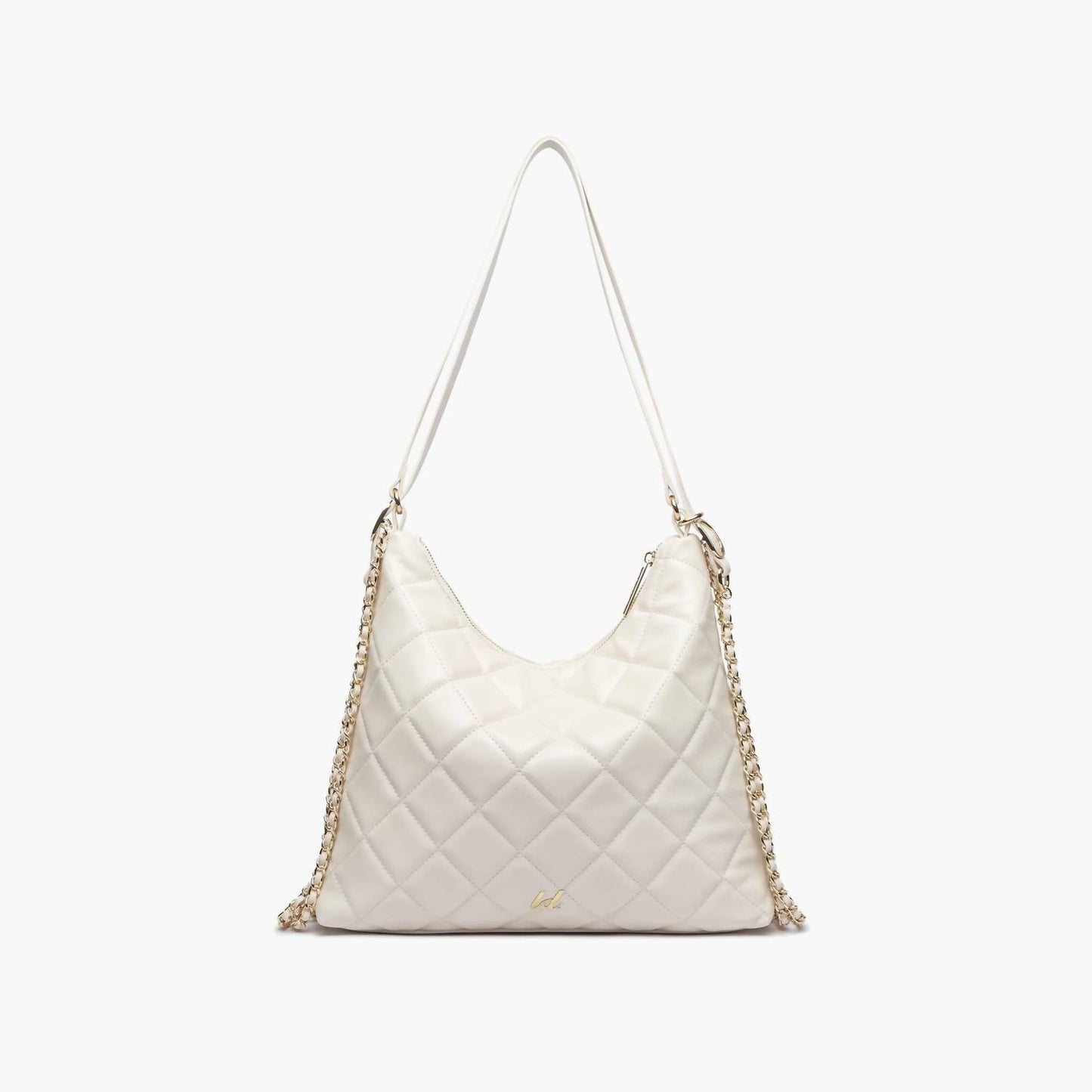 Like Dreams - Women's Quilted Vegan Leather Convertible Shoulder Bag