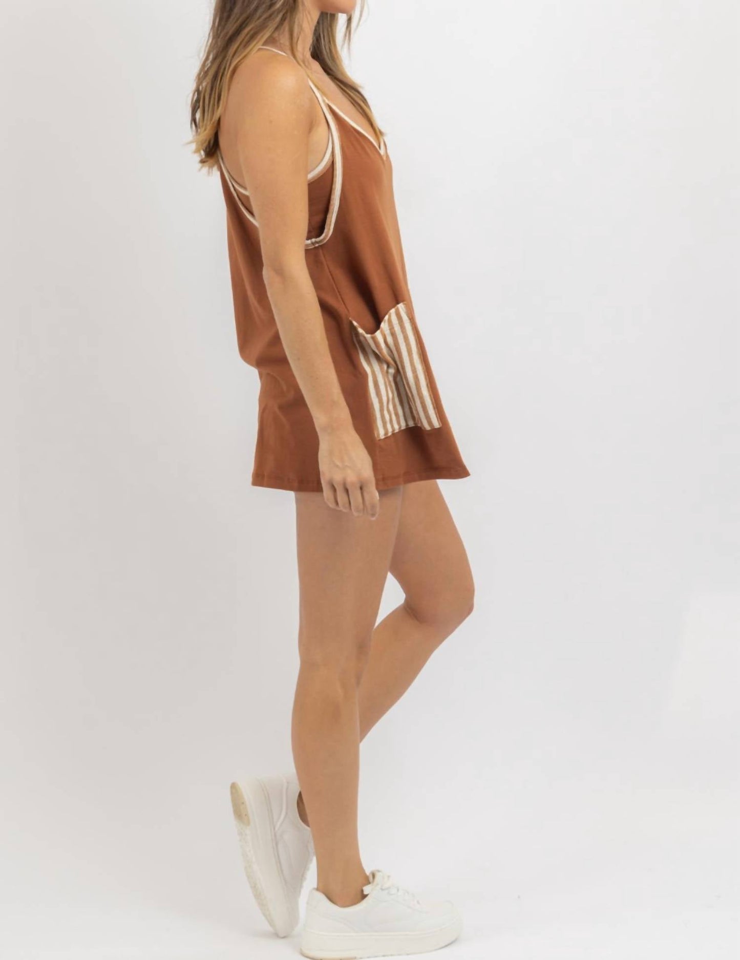 Bucketlist - Hot Shot Solid Mini Skort Dress