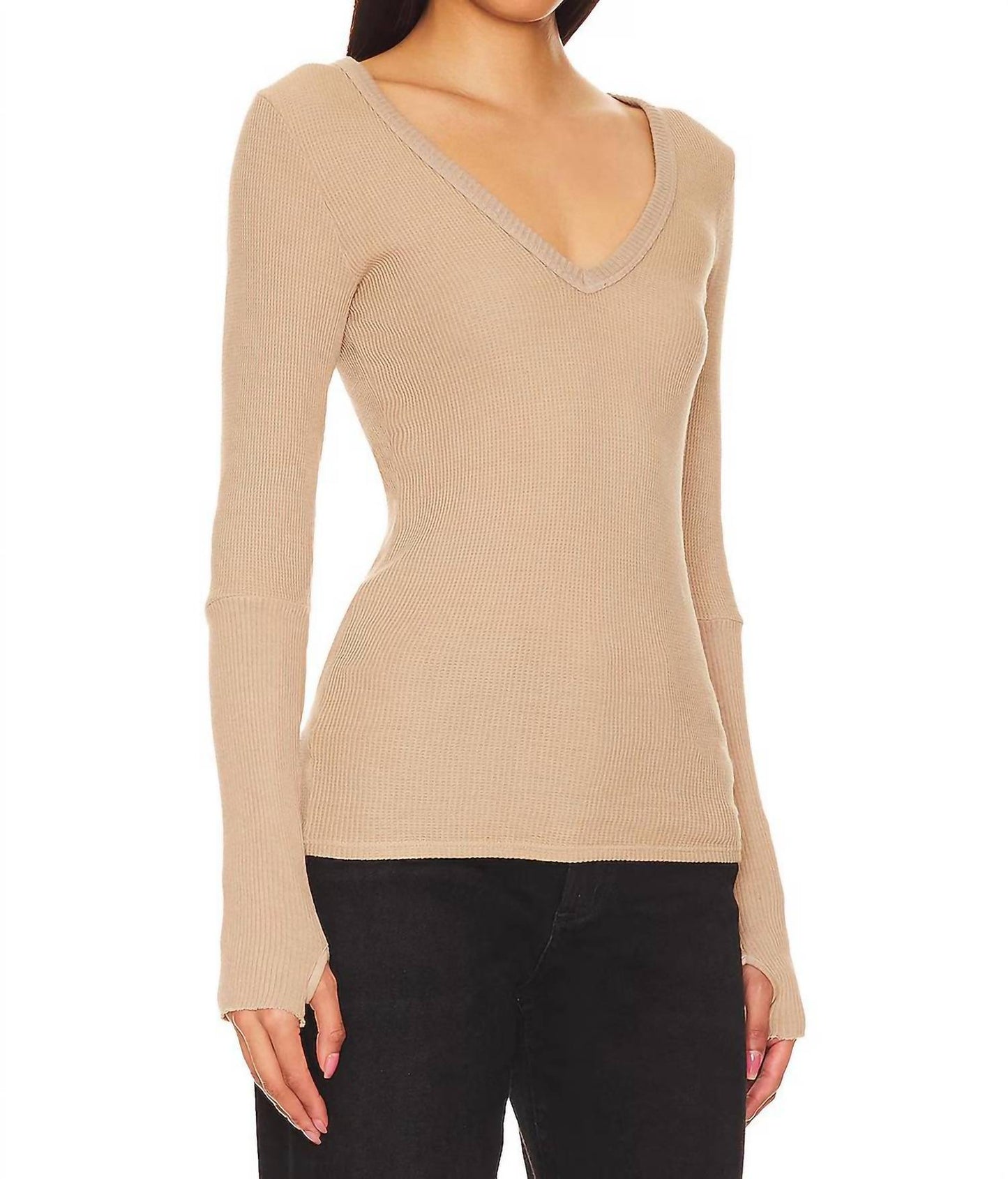 Enza Costa - CUFFED LONG SLEEVE V