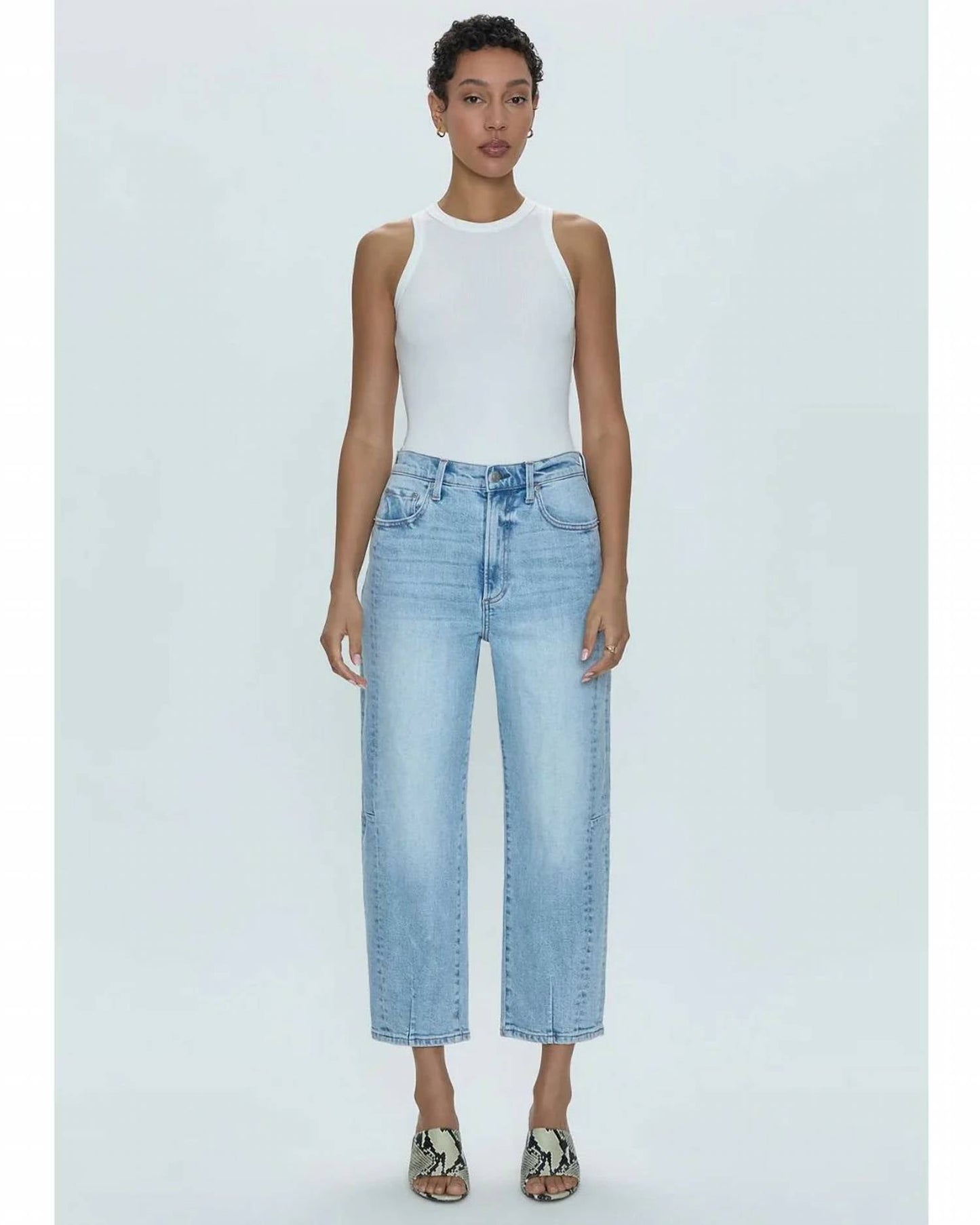 Pistola - Eli High Rise Barrel Jeans