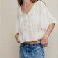 Free People - Michelle Scoop Neck Blouse