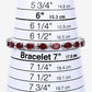 15.30 Carat Genuine Garnet .925 Sterling Silver Bracelet