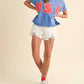Anniewear - Caleb Cut Off Denim Shorts
