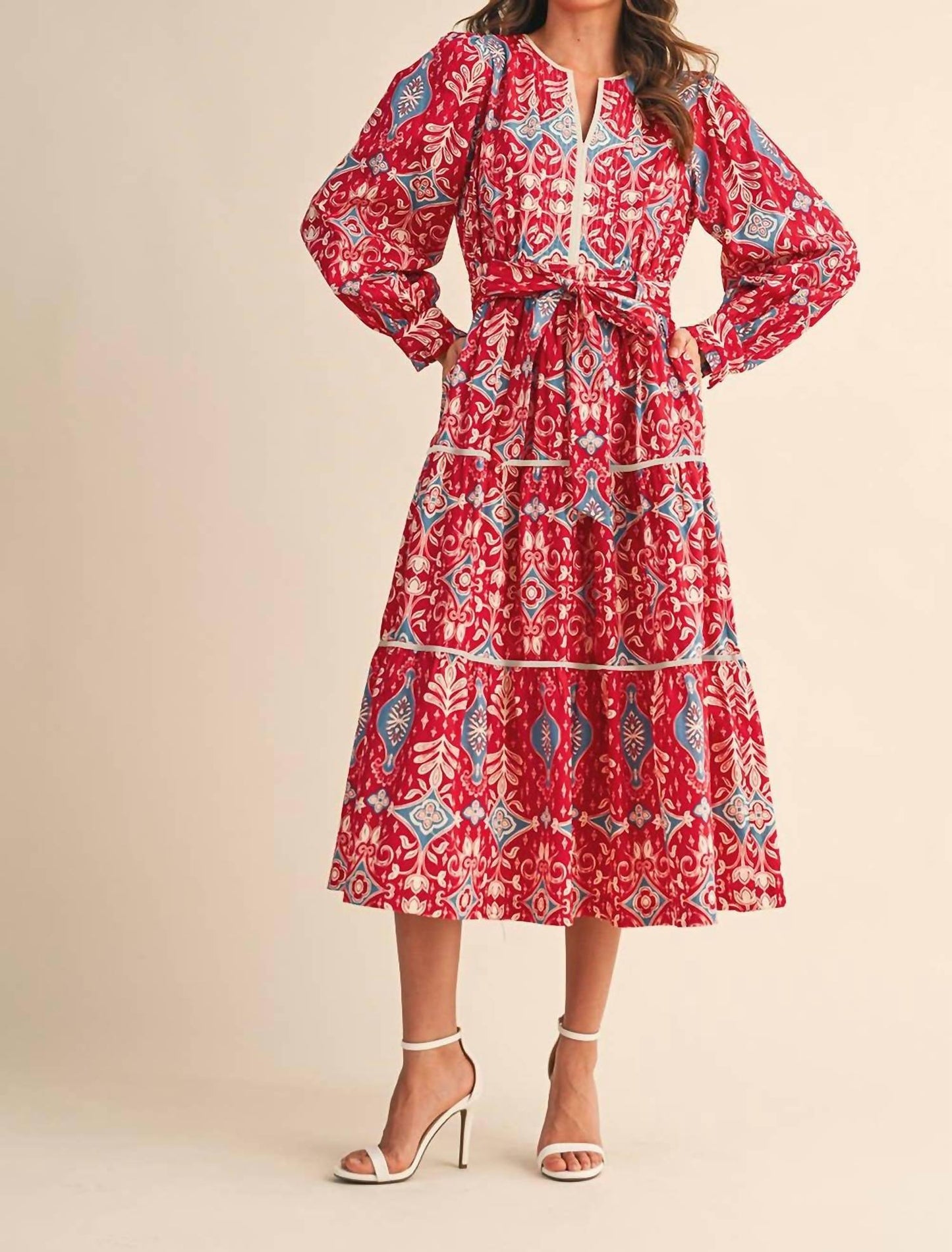 &Merci - Printed Midi Dress