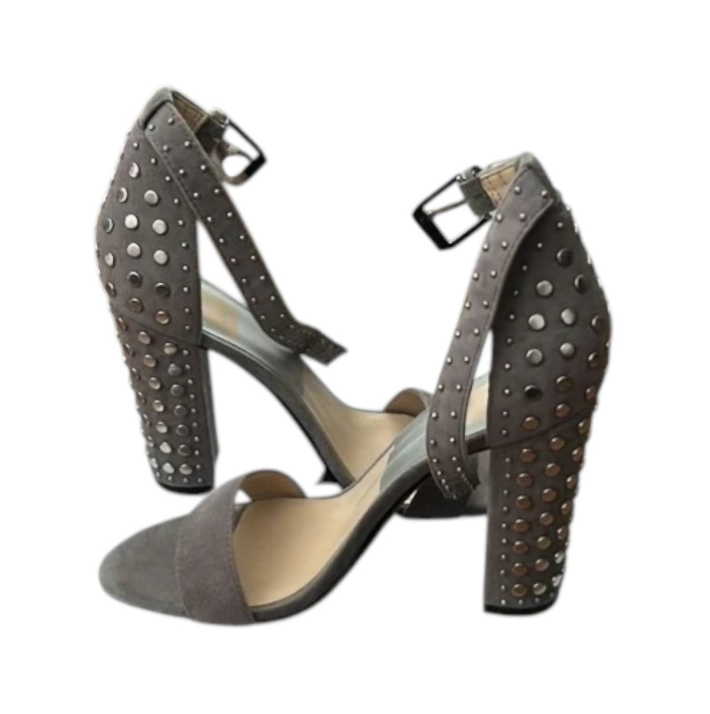 Dolce Vita - Women's Suede Block Heel Sandal With Studs