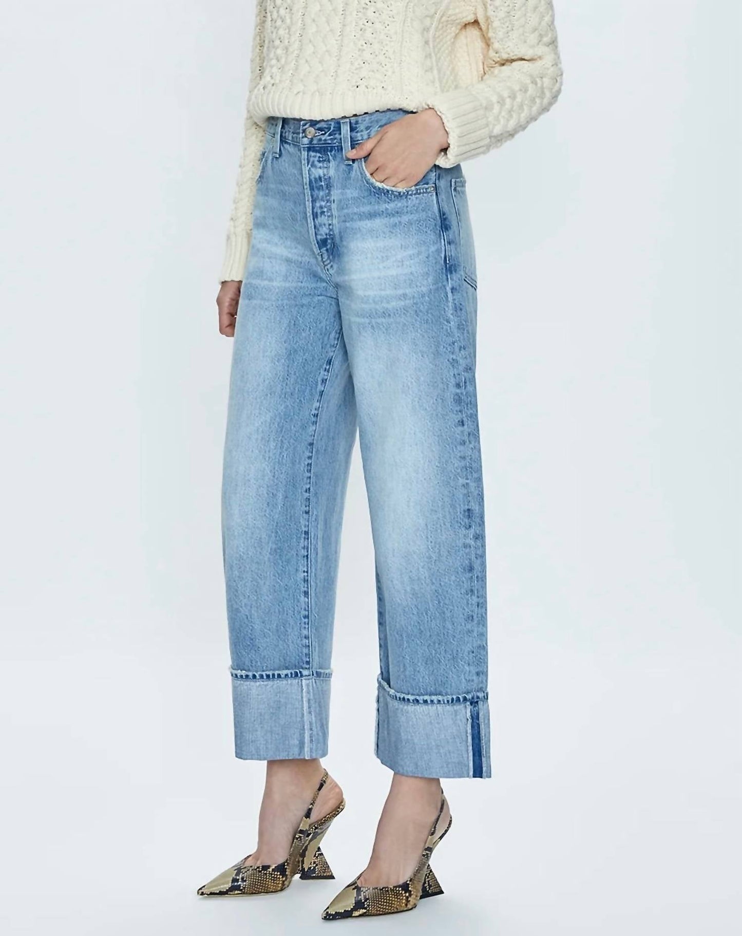 Pistola - Ryder High Rise Cuffed Jean