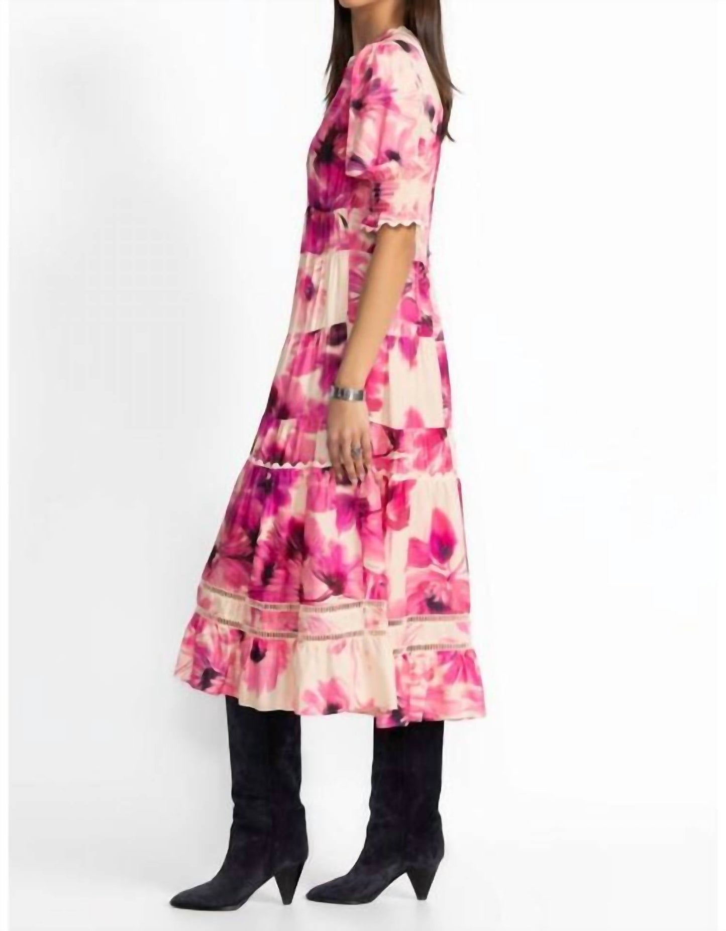 Johnny Was - DAPHNE TEA LENGTH DRESS
