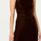 Astr - Valery Velvet Midi Dress