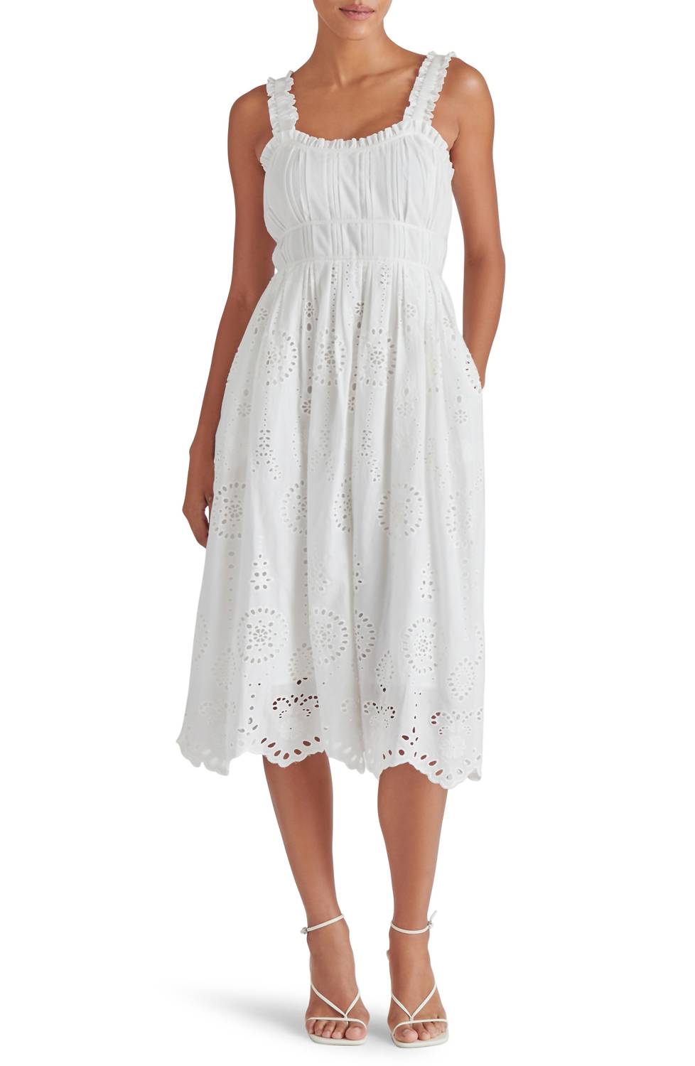 Steve Madden - Harmony Eyelet Embroidered Midi Dress