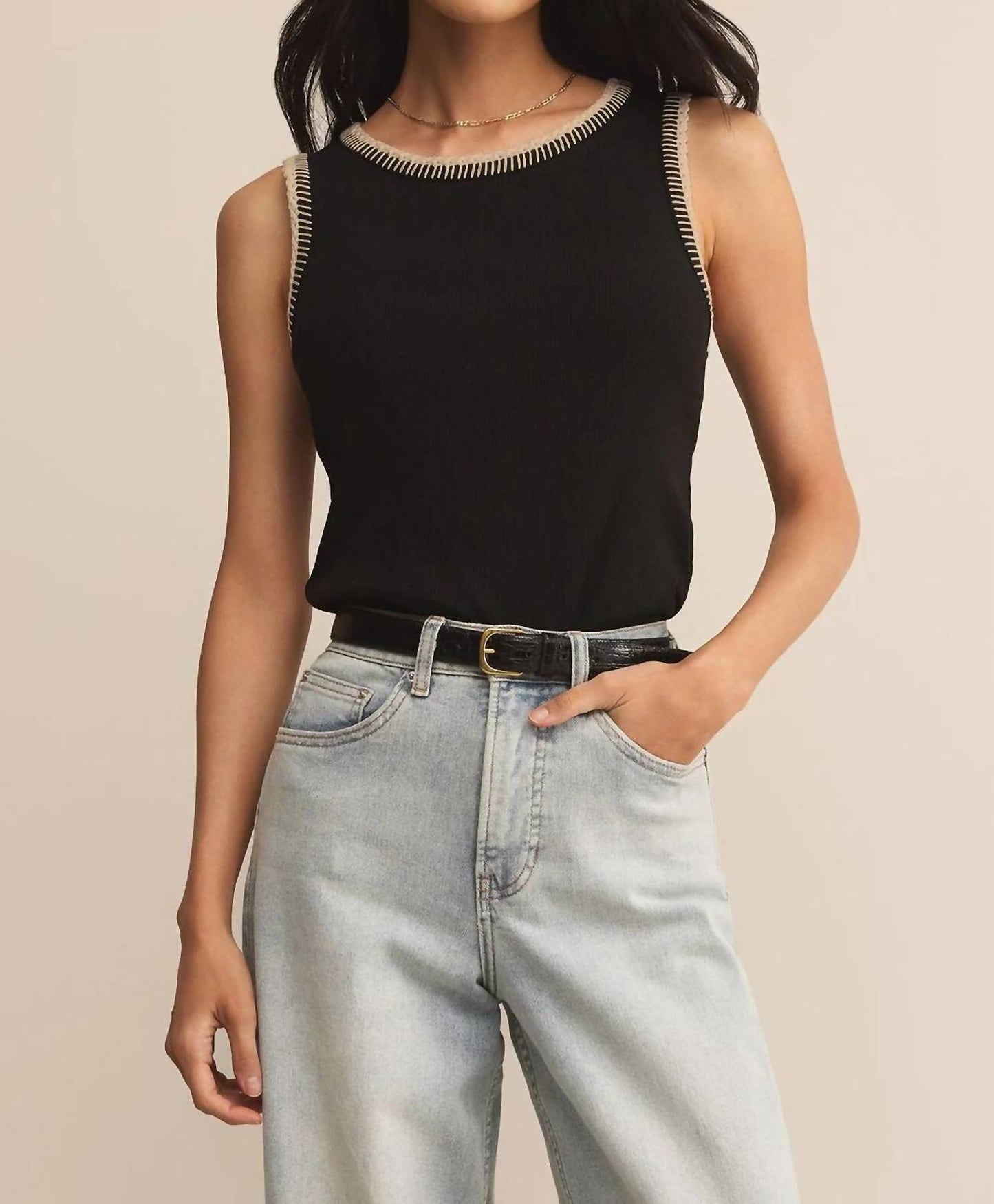 Z Supply - Social Whipstitch Tank Top