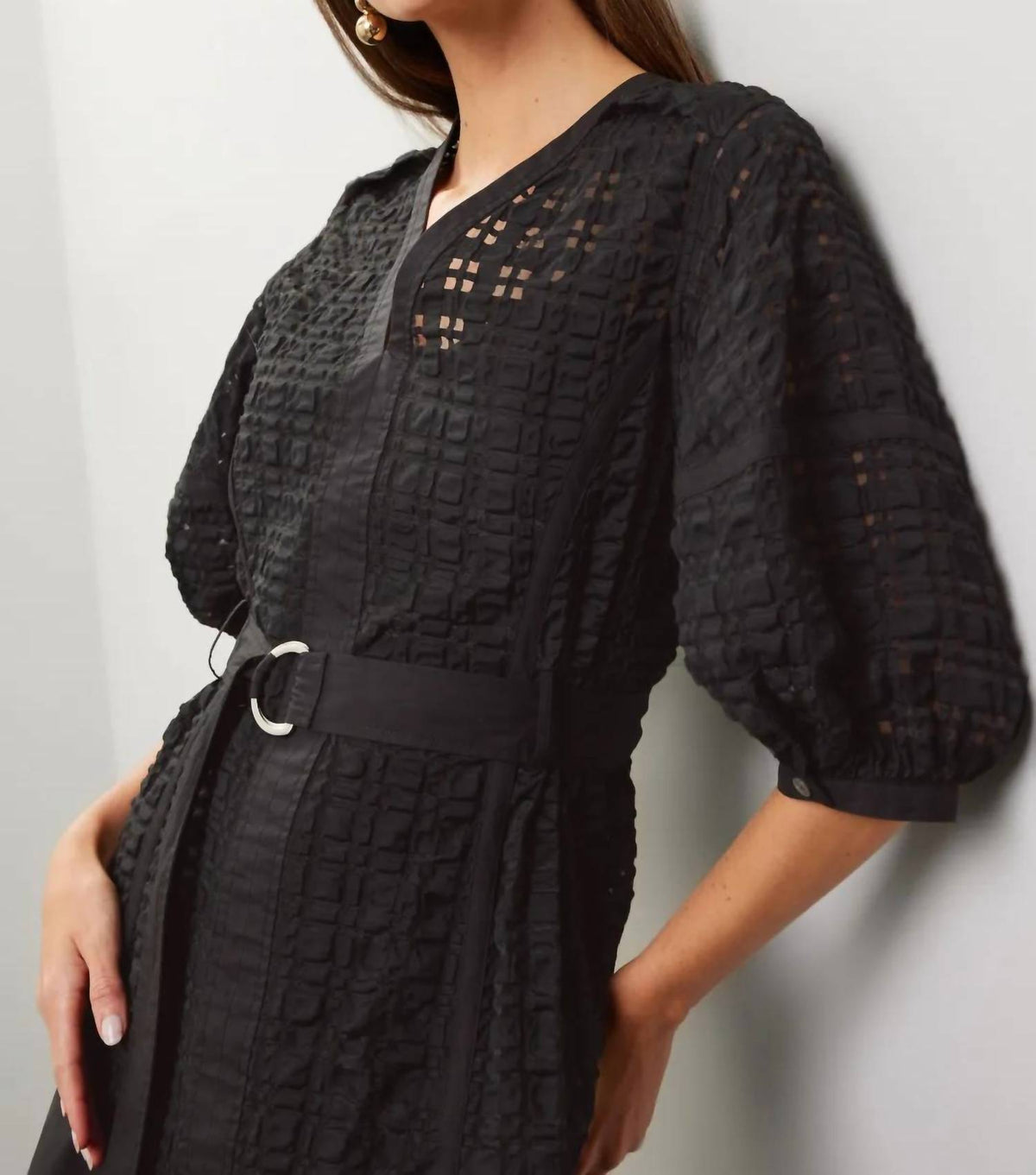 3.1 Phillip Lim - Puff Sleeve V-neck Dress