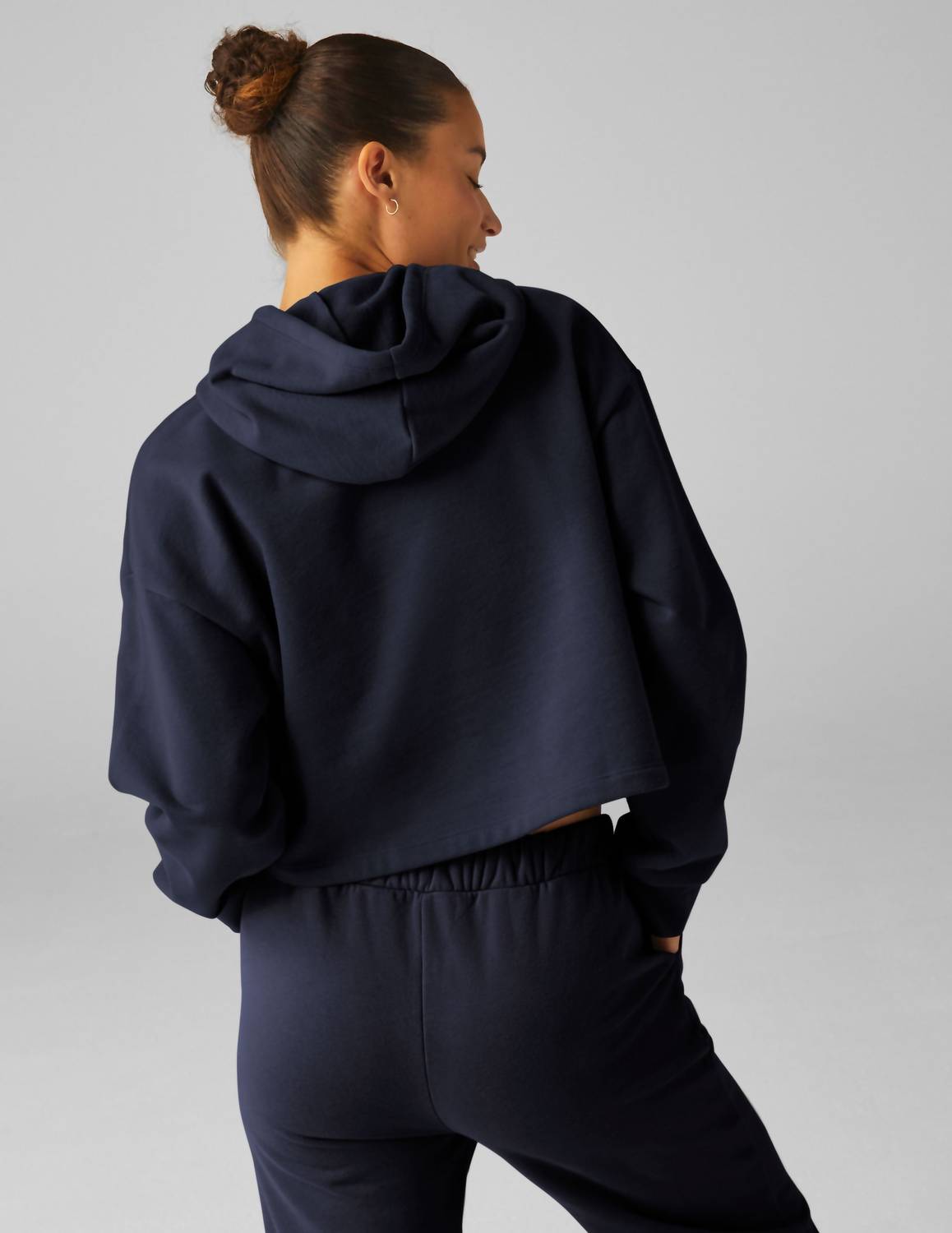 Beyond Yoga - Women's Luxefleece Happiness Cropped Hoodie