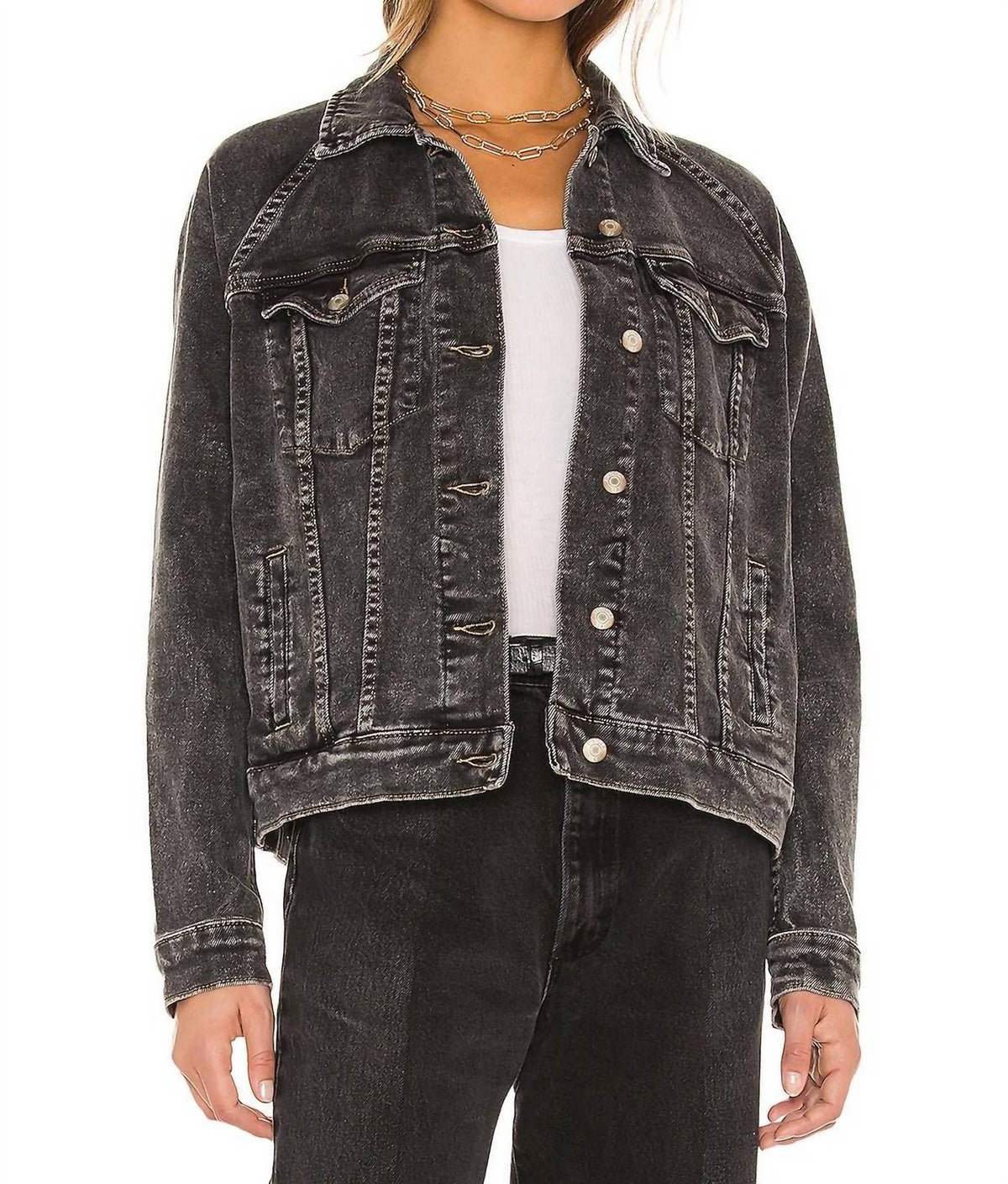 Pistola - Hayden Raglan Sleeve Denim Jacket