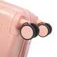 2-Piece ABS Spinner Wheel Luggage Set with Combination Lock