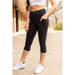 Julia Rose - Sleek Pocket Capri Leggings