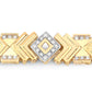 0.98 Carat Genuine White Diamond .925 Sterling Silver Bracelet