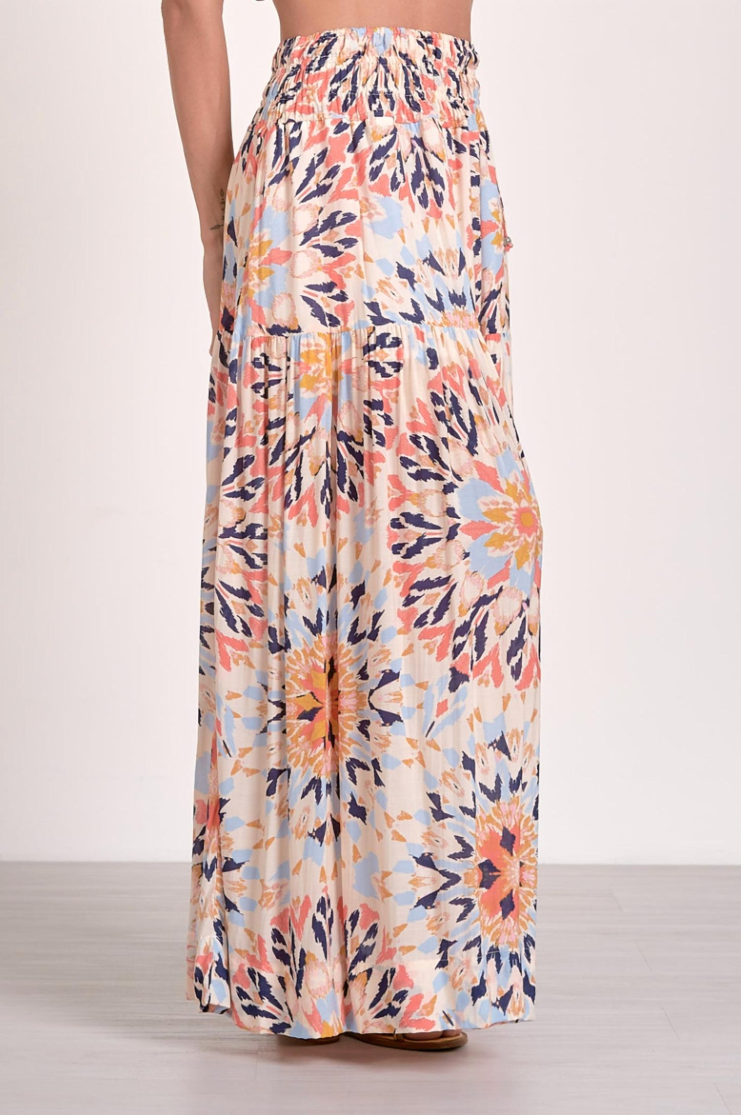 Elan - Smock Waist Maxi Skirt